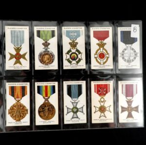 War Decorations and Medals Cigarette Cards by John Player 8