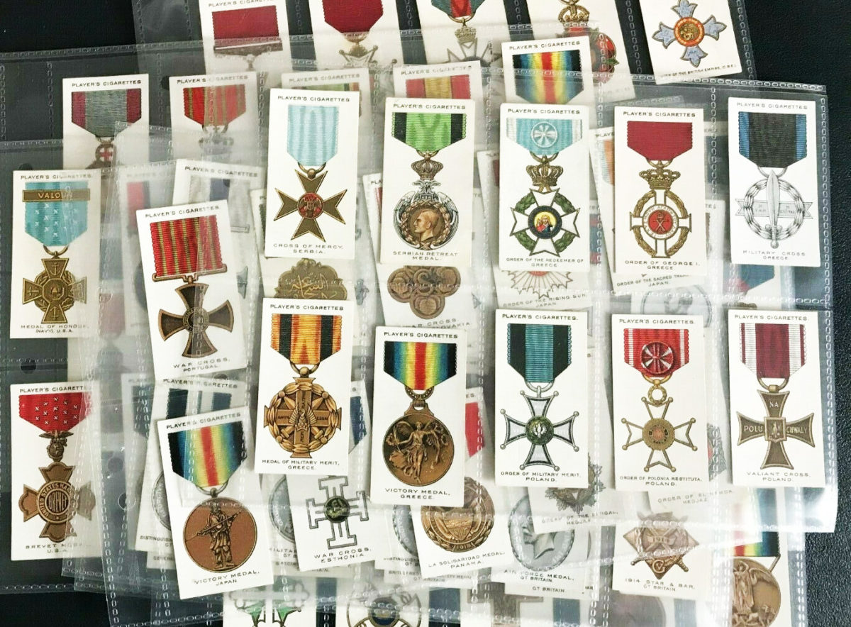 Cigarette Cards: All Military Medals Collections and Where to Find Them