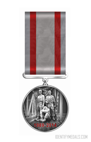 The 25 Years of Withdrawal from Afghanistan Medal - Ukrainian Medals