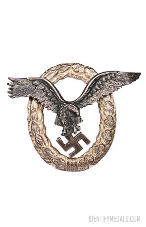 The Pilot Badge of the Luftwaffe - Nazi German Medals WW2