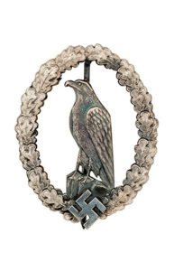 The Retired Pilot Badge of the Luftwaffe - Nazi German Medals WW2