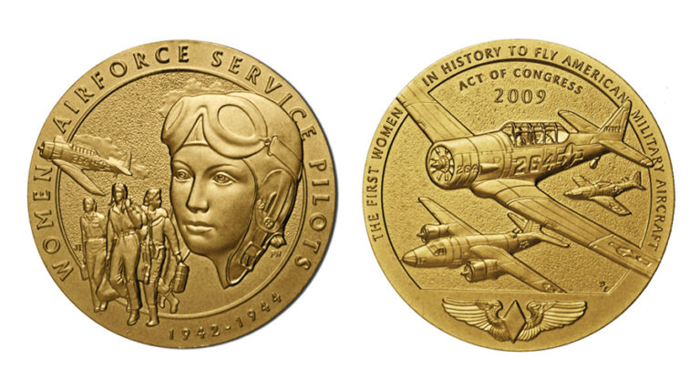 The WASP Congressional Gold Medal - Obverse and Reverse