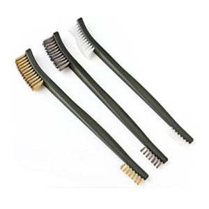 Mini Wire Brush Set and Rust Paint Metal Cleaner