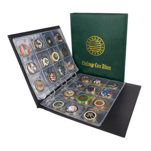 Challenge Coin/Medal Display Album With 120 Pockets