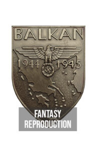 The Balkans Shield (Projected) - German Medals & Awards WW2