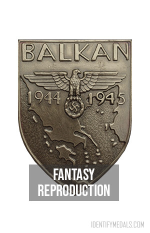 The Balkans Shield (Projected) - German Medals & Awards WW2