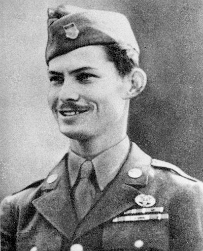 Doss, photographed prior to receiving the Medal of Honor in October 1945.
