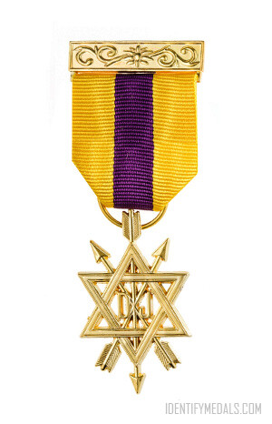 The Order of Secret Monitor Jewel - Masonic Medals & Jewels