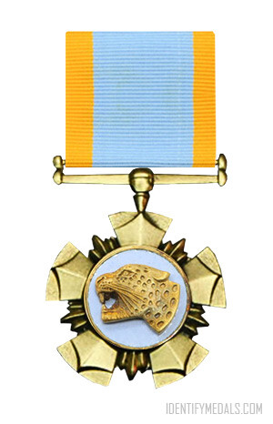 The Nkwe ya Gauta Golden Leopard Medal - South African Medals
