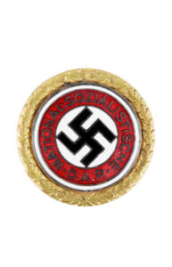The NSDAP Golden Party Badge - Third Reich / Nazi Germany Badges