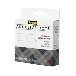 Clear Adhesive Dots 300Pcs Pack