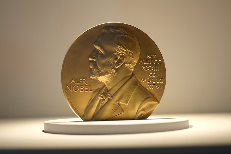 The Nobel Prize and Its Medal. Courtesy of Queen's University.