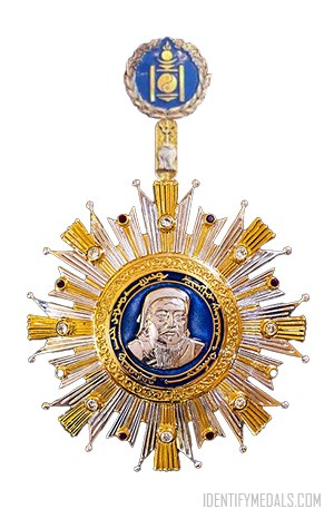 The Order of Chinggis Khaan Medal - Mongolian Awards