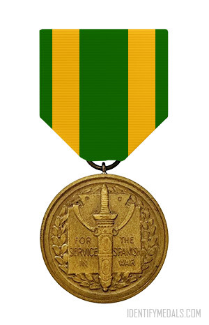 The Spanish War Service Military Medal