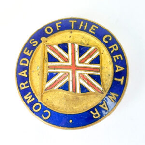 Comrades of the Great War Veterans Membership Lapel Badge.