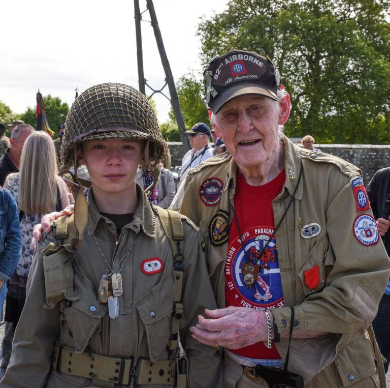 World War II veteran Ernie Lamson, 95. Image courtesy of NARA and DVIDS Public Domain Archives.