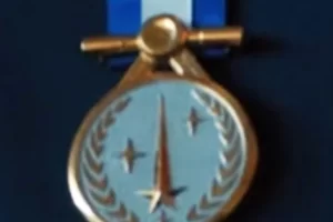 Paul Stamets's Starfleet Medal of Honor in 2257. (DIS: "Will You Take My Hand?")